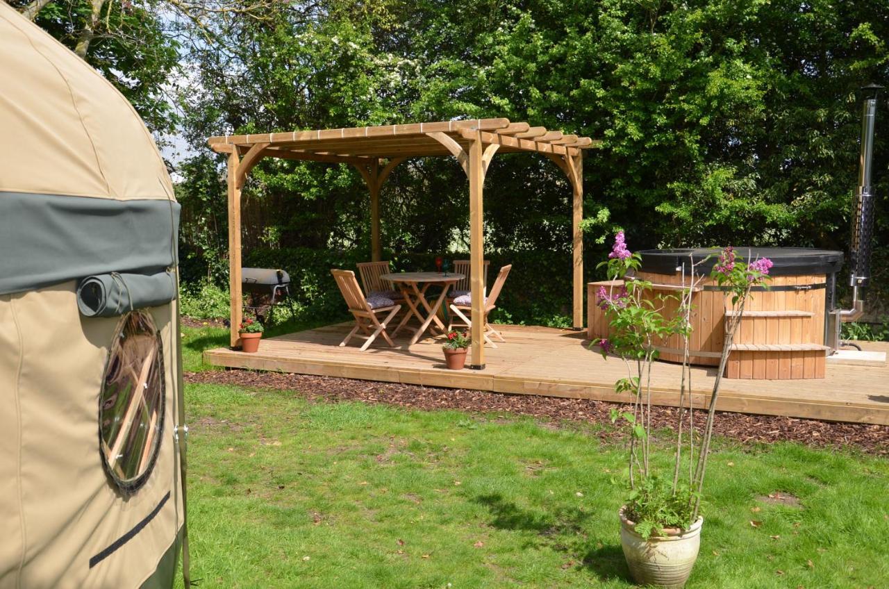 Stamford Meadows Glamping With Private Hot Tubs Hotel Eksteriør billede